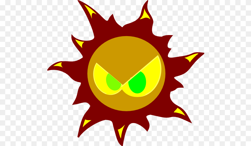 Angry Sun Clipart Transparent Full Size Clipart Mornington Crescent Tube Station, Nature, Outdoors, Sky, Person Free Png