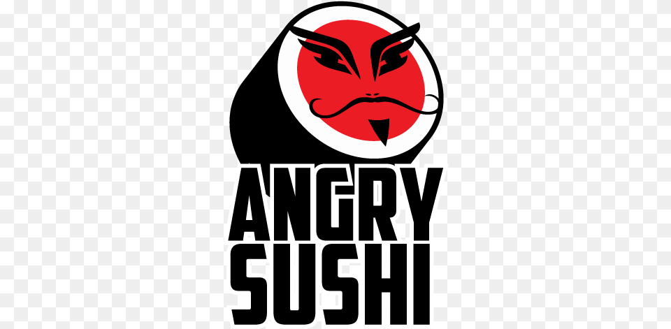 Angry Sushi Logo Inspiration Sushi, Sticker Free Png