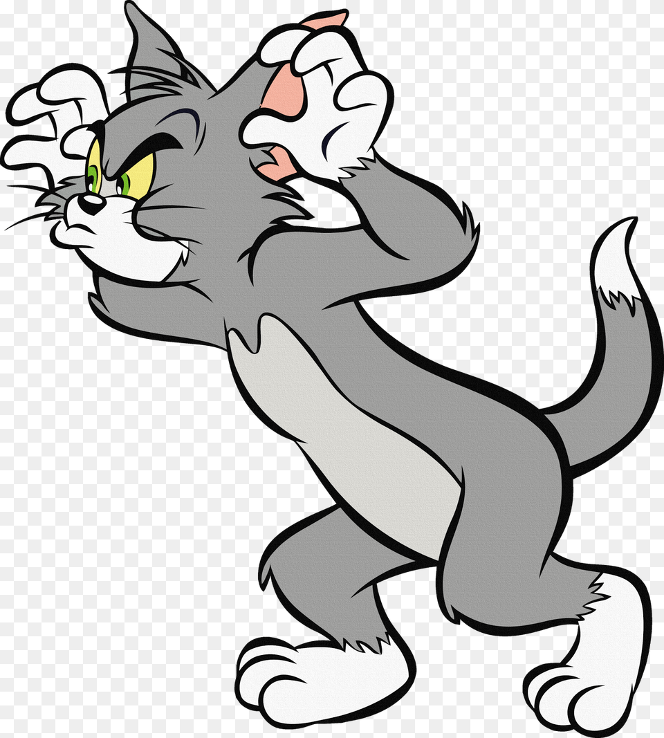 Angry Tom Image Purepng Transparent Cc0 Tom And Jerry Tom, Baby, Person, Stencil, Electronics Png