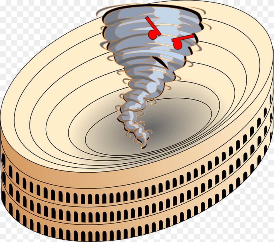 Angry Tornado Arena Clipart, Coil, Spiral, City, Outdoors Free Png