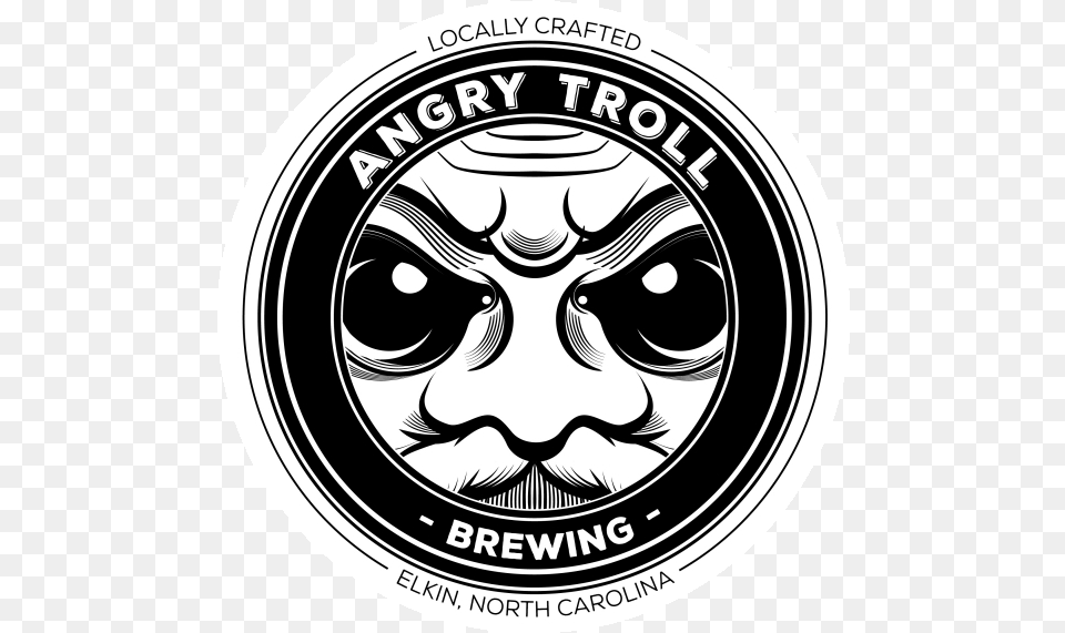 Angry Troll Brewing Catch Of The Day, Emblem, Symbol, Logo, Machine Free Png