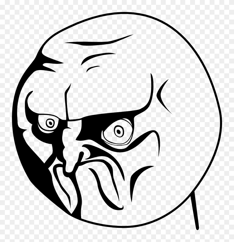 Angry Troll Face, Stencil, Baby, Person, Photography Png