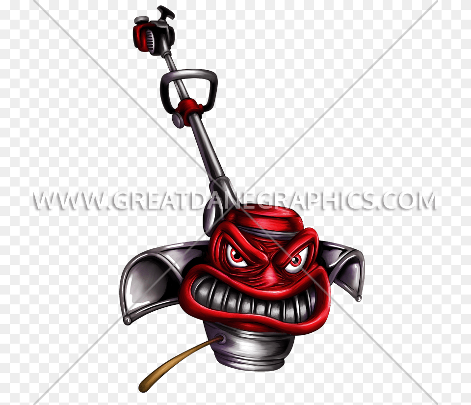 Angry Weed Eater Production Ready Artwork For Angry Lawn Mower Cartoon, Grass, Plant, Device, Lawn Mower Free Transparent Png