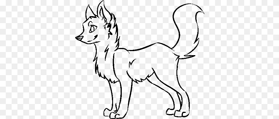 Angry Wolf Lineart Ms Paint Dog And Fox Drawing, Cutlery, Lighting, Sword, Weapon Free Png
