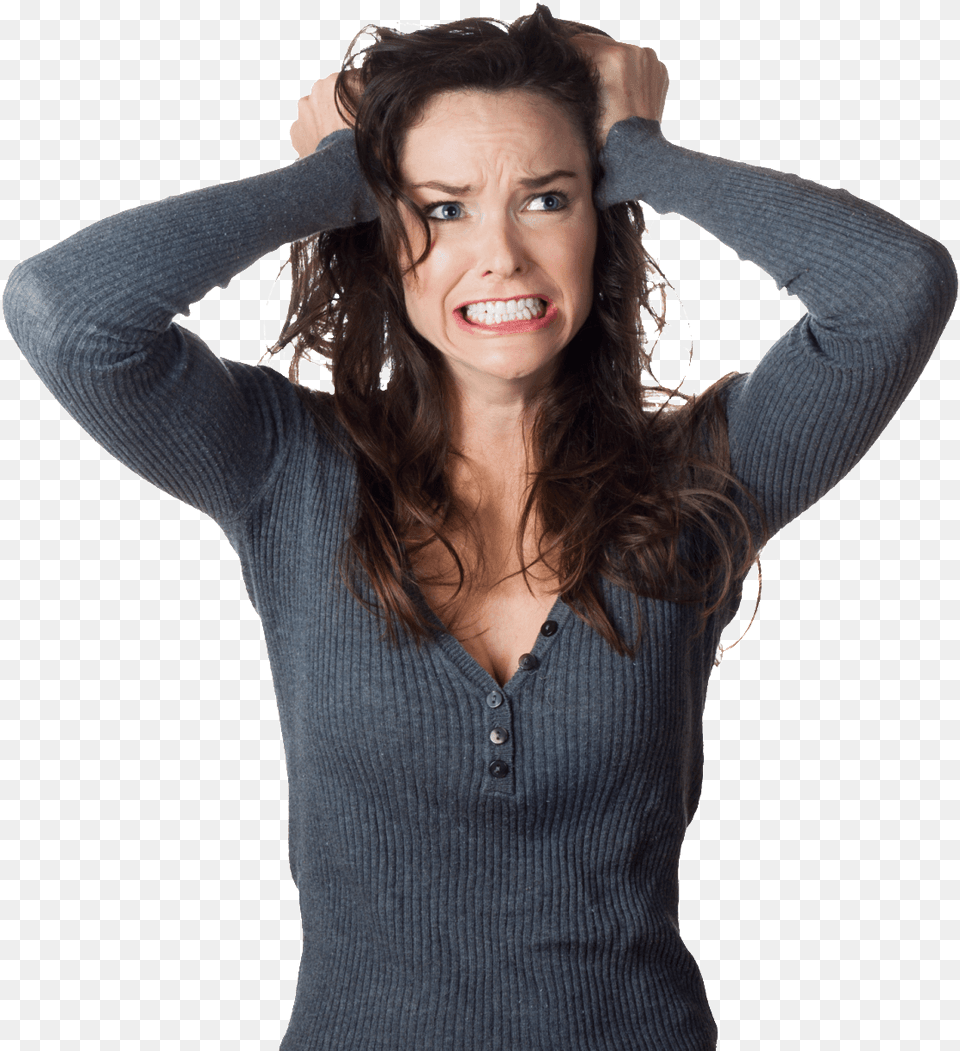 Angry Woman, Adult, Sleeve, Person, Long Sleeve Free Transparent Png