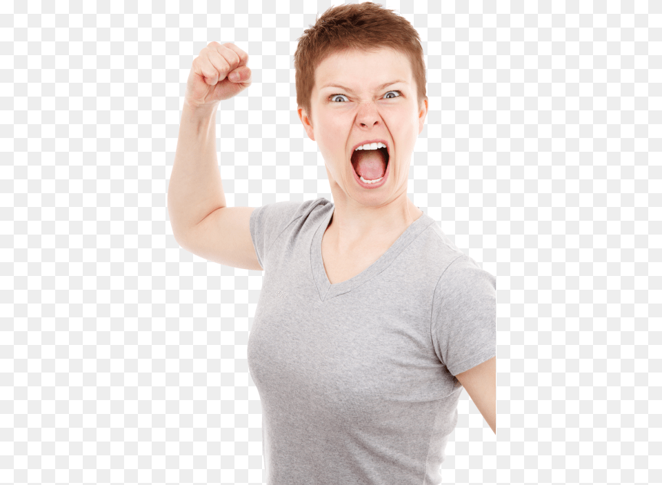 Angry Woman Transparent Image, Person, Face, Head, Adult Free Png Download