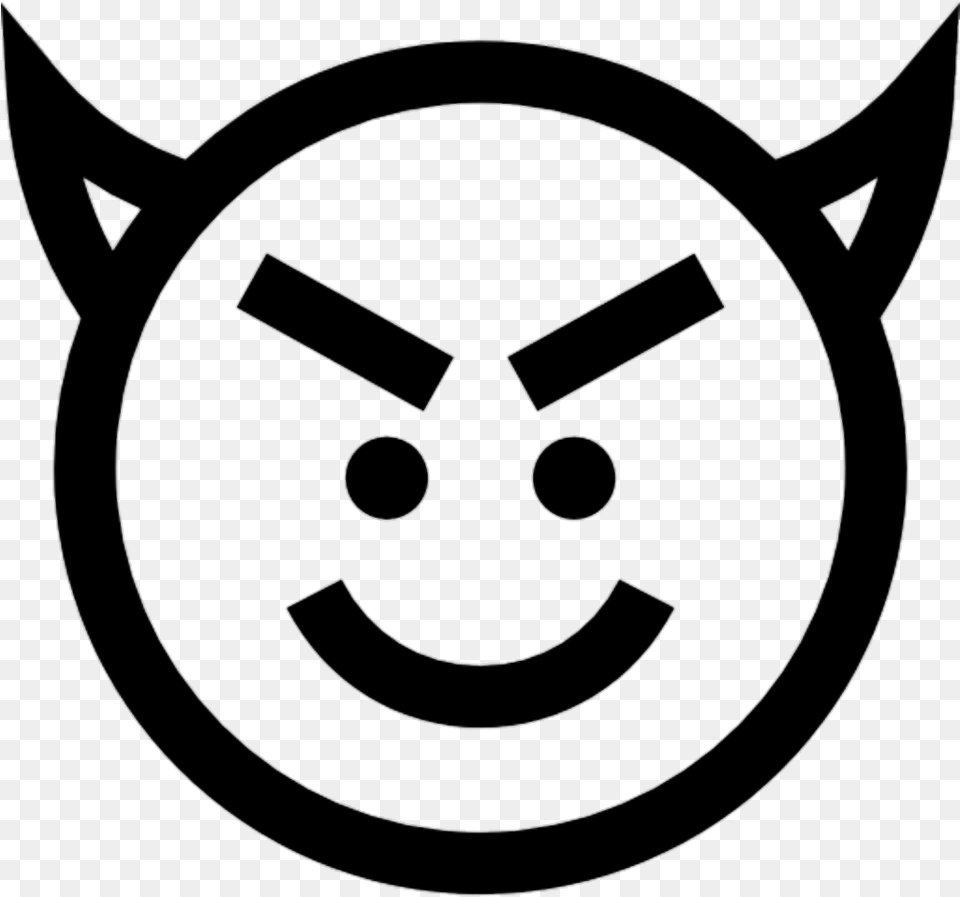 Angryface Emoji Horns Devil Emoji Coloring Pages, Machine, Wheel, Disk Png Image