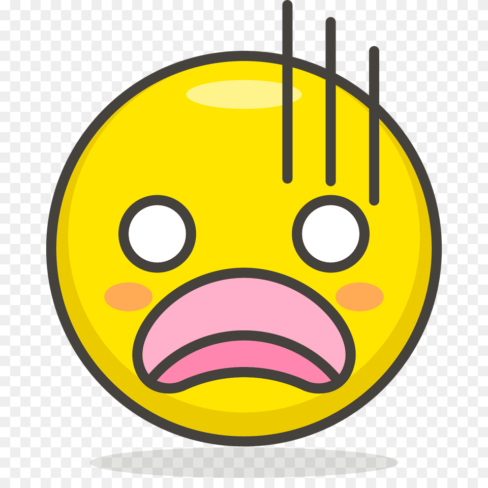 Anguished Face Emoji Clipart, Egg, Food Free Png