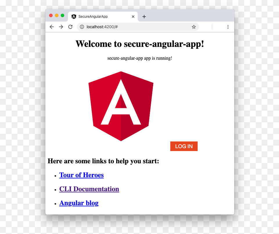 Angular App With The Auth0 Login Button Node Js Multivendor Ecommerce, File, Webpage Png Image