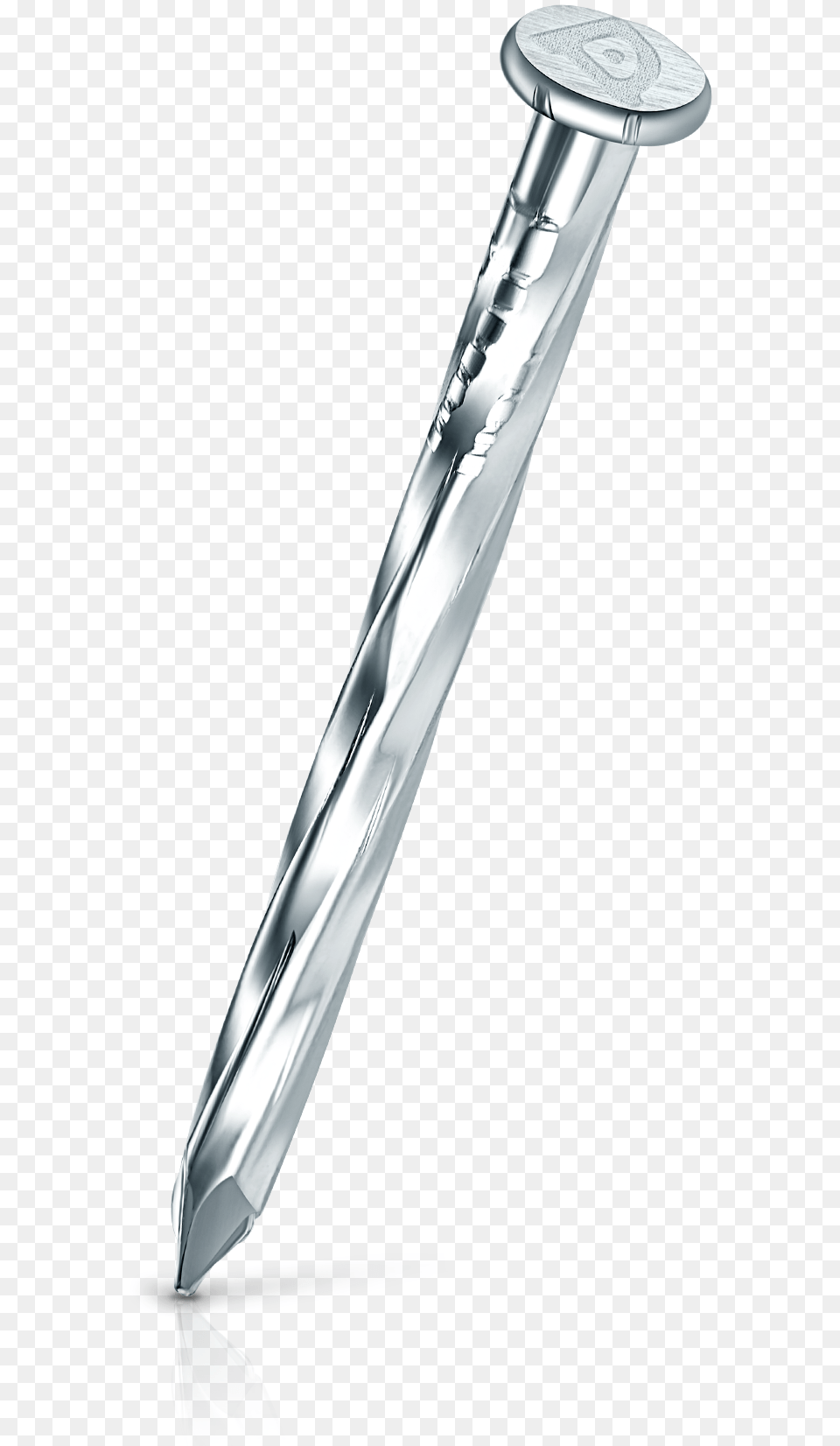 Angular Spiral Shank Concrete Nail Concrete Nail, Sword, Weapon, Aluminium, Blade Png Image