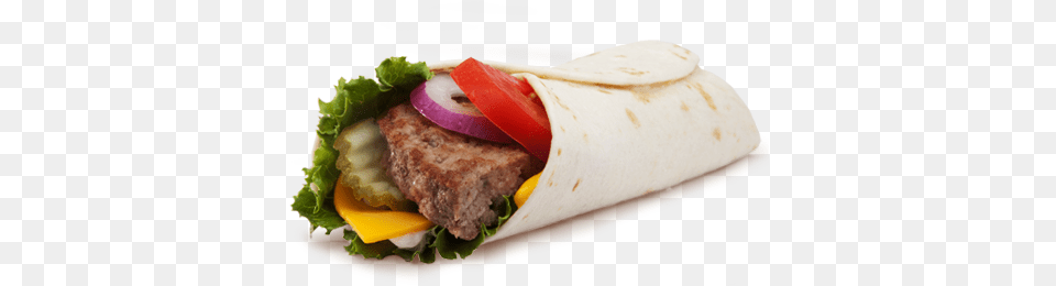 Angus Deluxe Snack Wrap, Food, Sandwich Wrap, Burger, Bread Free Png