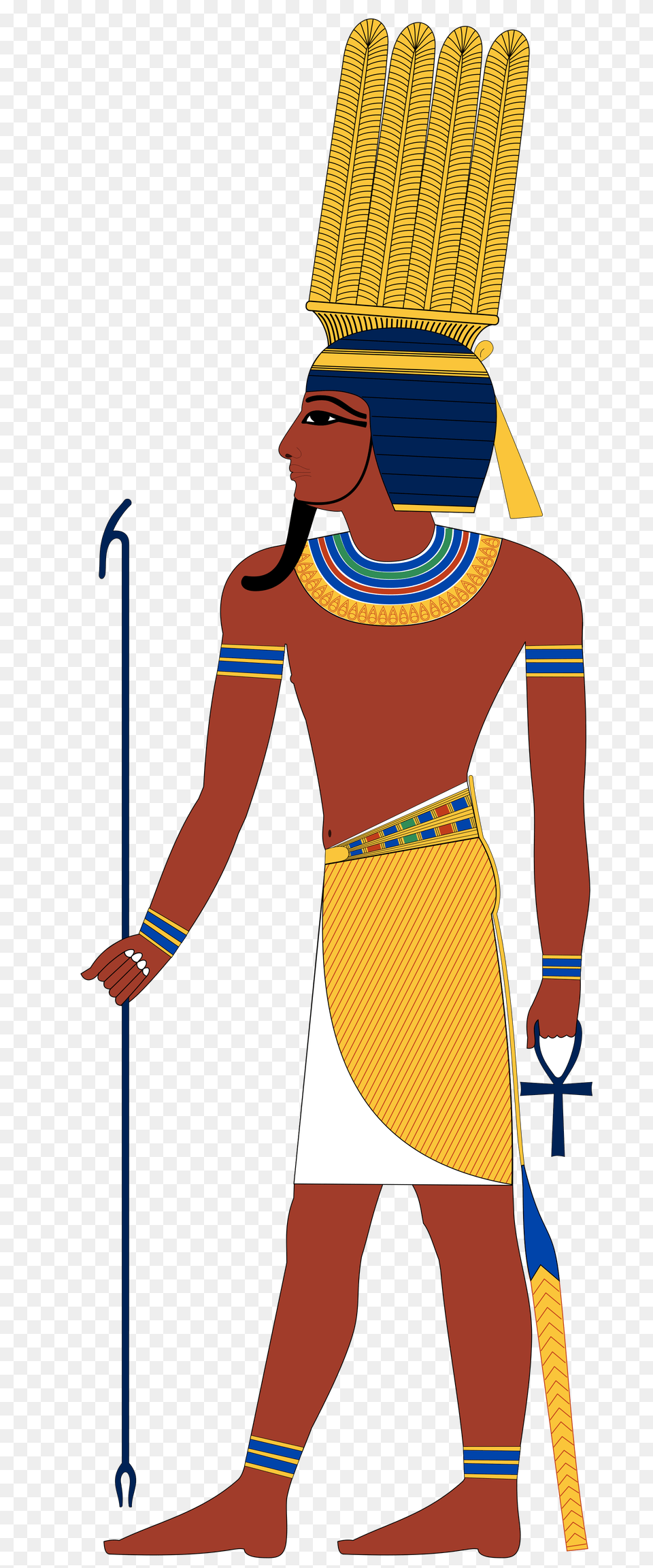 Anhur A God Of War Who Was Worshipped In The Egyptian Area, Person, Clothing, Costume, Face Png Image