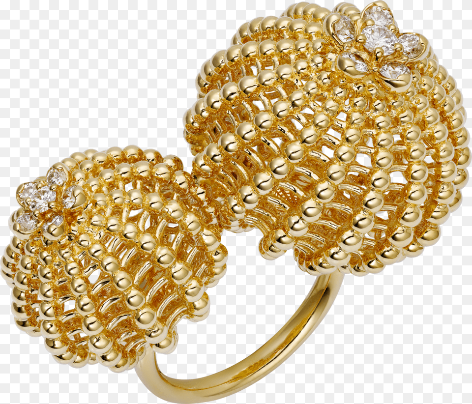 Anillo Cactus De Cartieroro Amarillo Diamantes Cactus De Cartier Ring, Accessories, Gold, Jewelry, Ornament Png Image