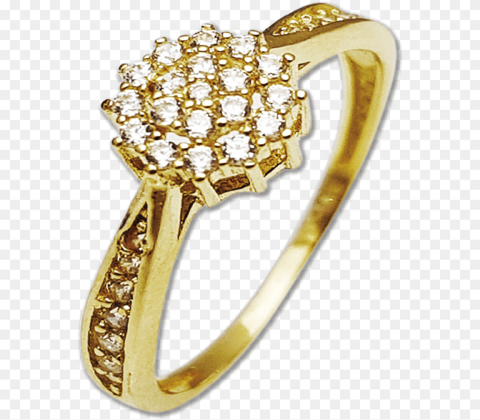Anillo Con Circones En Oro Amarillo 10k Anillo De Quince En Oro, Accessories, Diamond, Gemstone, Gold Png
