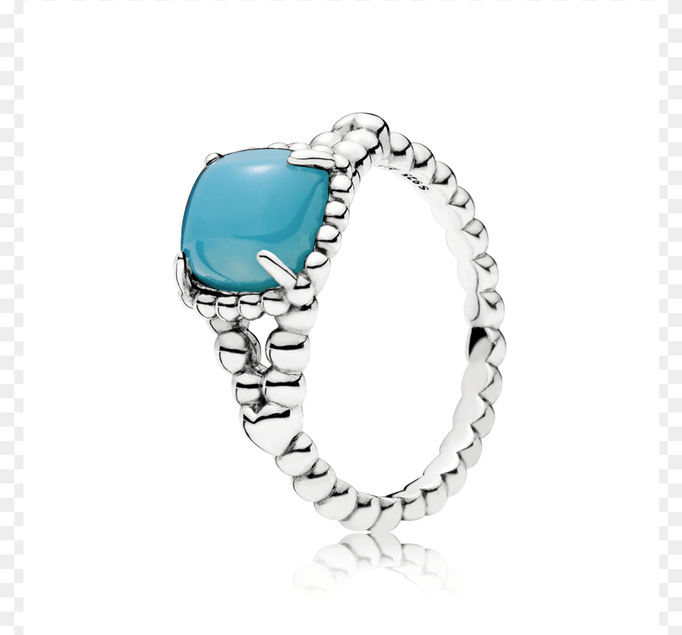 Anillo En Plata De Ley Espritu Vibrante Turquesa Pandora Ring Blue Stone, Accessories, Jewelry, Turquoise, Gemstone Free Png