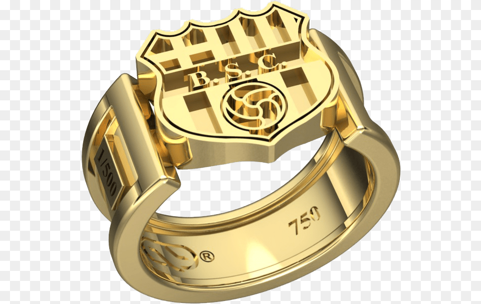 Anillo Hombre By Gonzalez Barcelona Fc Gold Ring, Accessories, Jewelry, Wristwatch Png