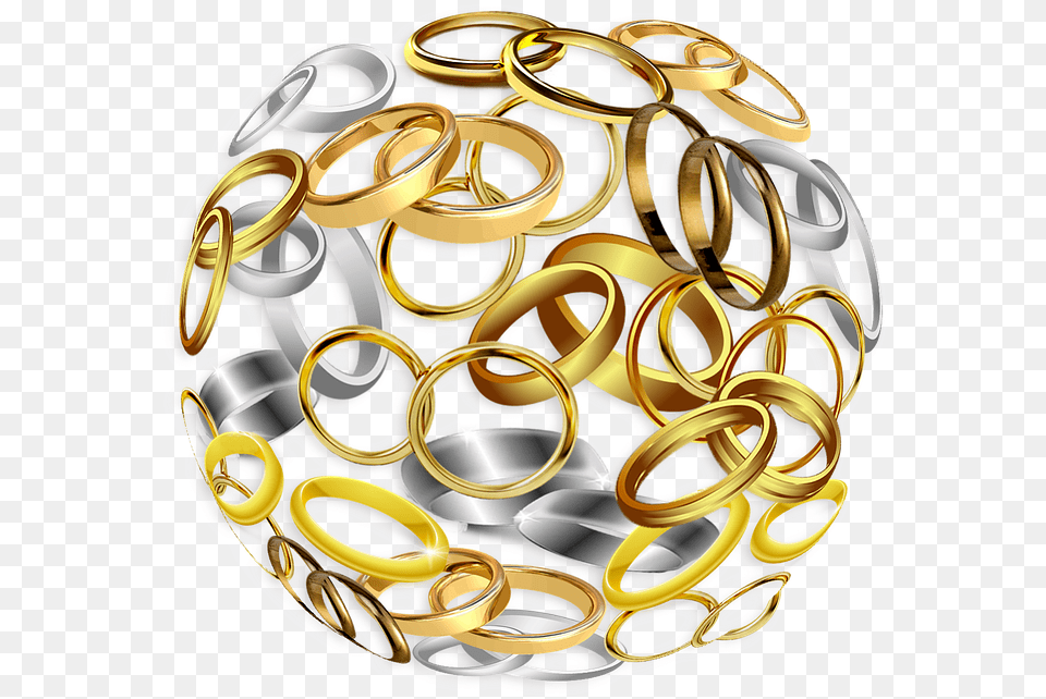 Anillos Los Anillos De Boda Casarse Antes Bracelet, Accessories, Jewelry, Tape, Gold Free Png