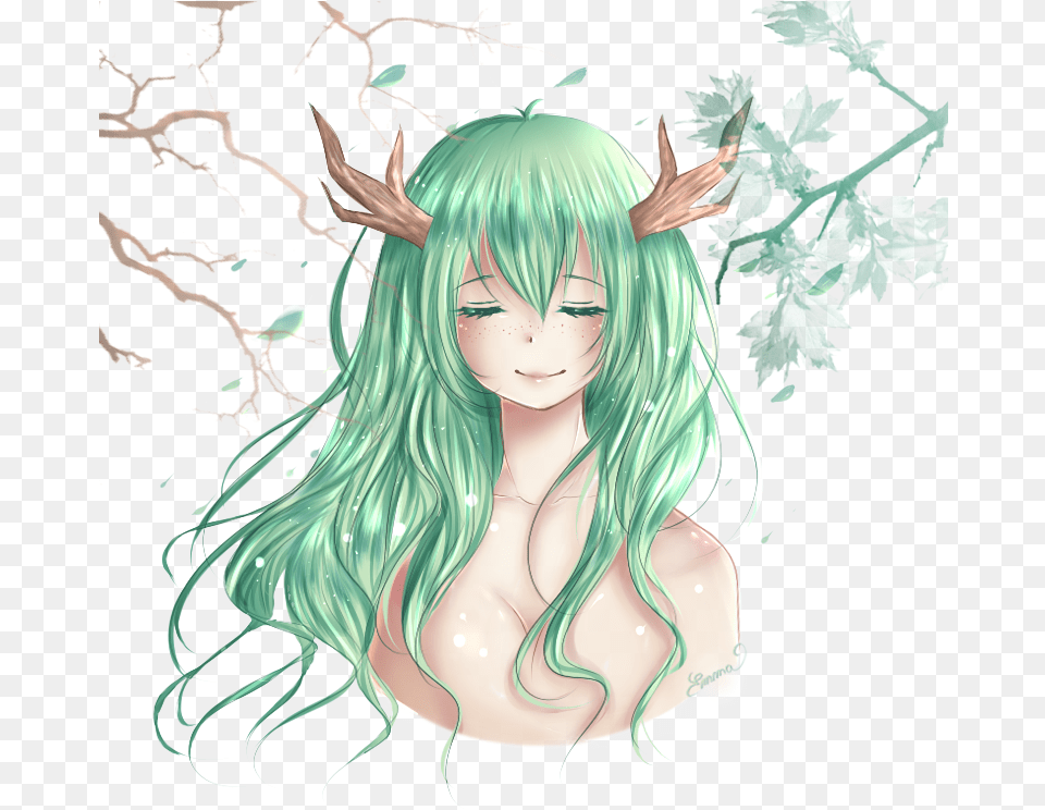 Anima Drawing Long Hair Anime, Adult, Person, Woman, Female Free Png Download