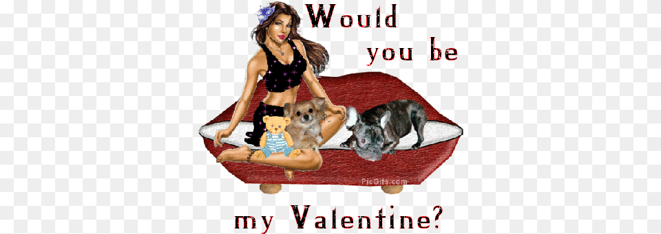 Animaatjes Would You Be My Valentine My Valentine Animated Gif, Adult, Person, Woman, Female Free Png