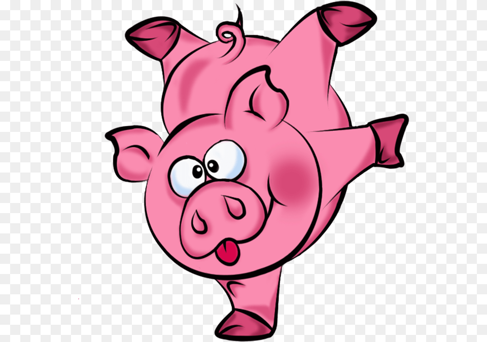 Animais Da Fazenda Pig Drawing Pig Illustration Flying, Piggy Bank, Animal, Mammal Free Png Download