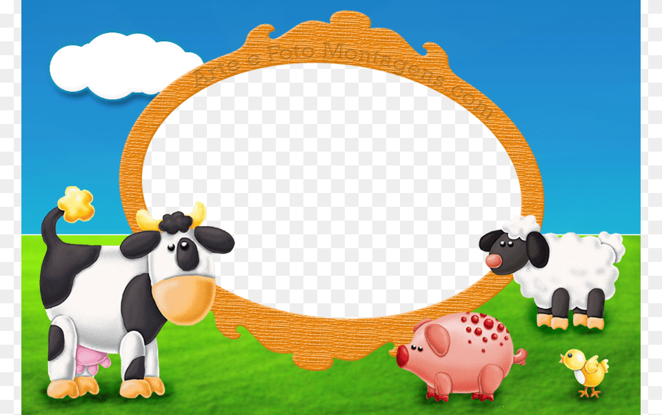Animais Fazenda Farm Happy Birthday Lunch Napkins, Animal, Cattle, Cow, Dairy Cow Png Image