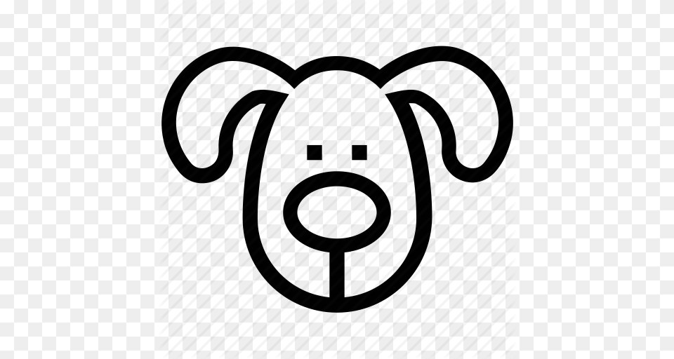 Animal Animal Face Dog Dog Face Pet Puppy Sick Dog Icon, Livestock Free Transparent Png