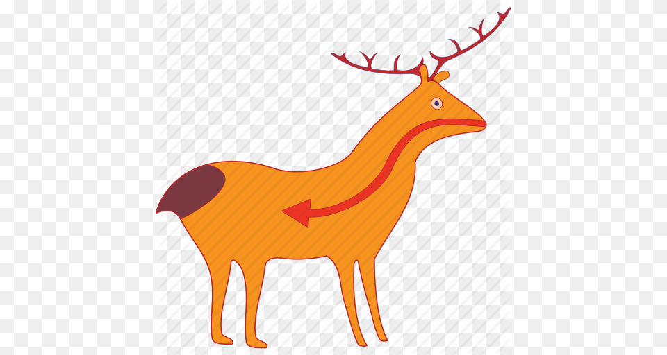 Animal Antelope Art Buck Clipart Deer Mammals Icon, Elk, Mammal, Wildlife, Impala Free Transparent Png