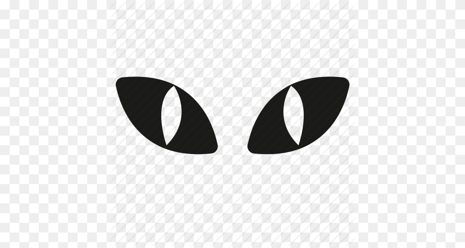 Animal Black Cat Cat Eyes Halloween Look Sight Icon, Accessories, Glasses, Formal Wear, Tie Free Transparent Png