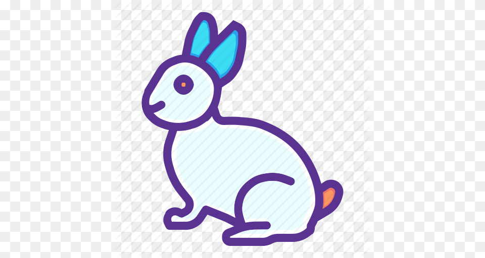 Animal Bunny Cute Easter Happy Rabbit Icon, Mammal, Hare, Rodent Png Image