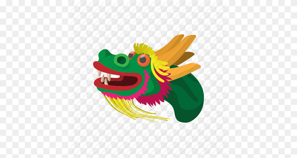 Animal Cartoon China Dragon Head Mascot Tattoo Icon, Dinosaur, Reptile, Lizard Free Png Download