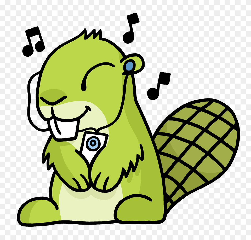 Animal Clipart Music Transparant Confused Clipart, Mammal, Baby, Beaver, Person Free Png
