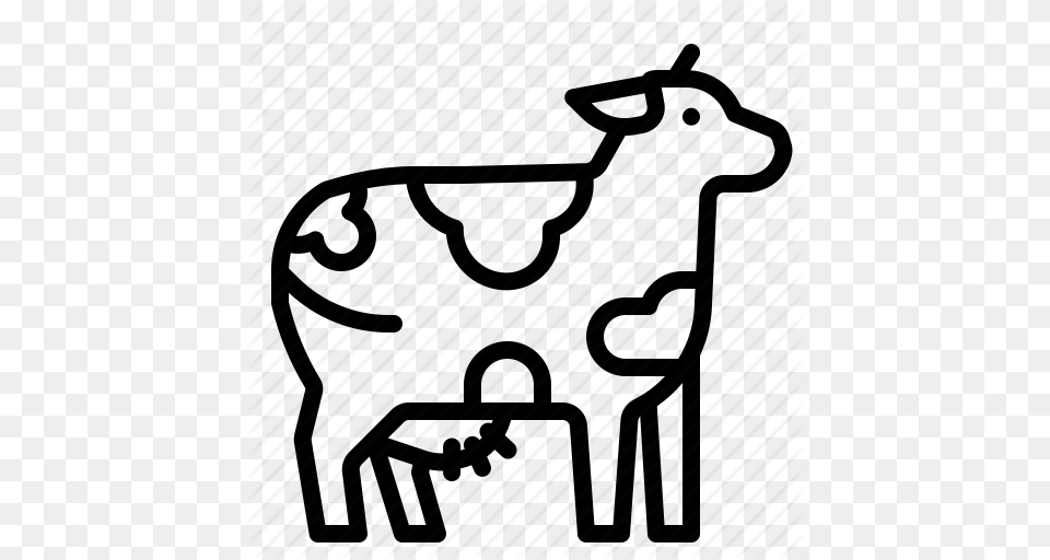 Animal Cow Farm Mammal Milk Icon, Deer, Wildlife Png Image