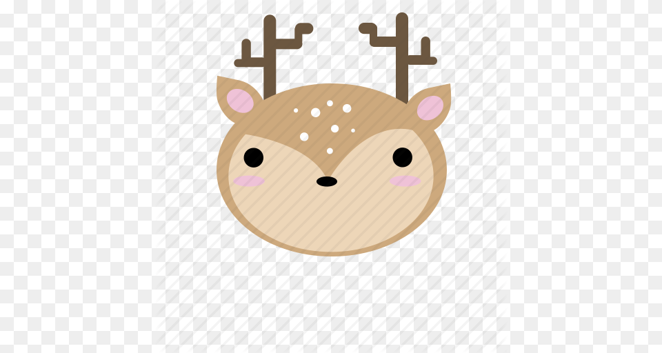 Animal Creature Cute Fawn Forest Kawaii Woodland Icon, Mammal Free Transparent Png
