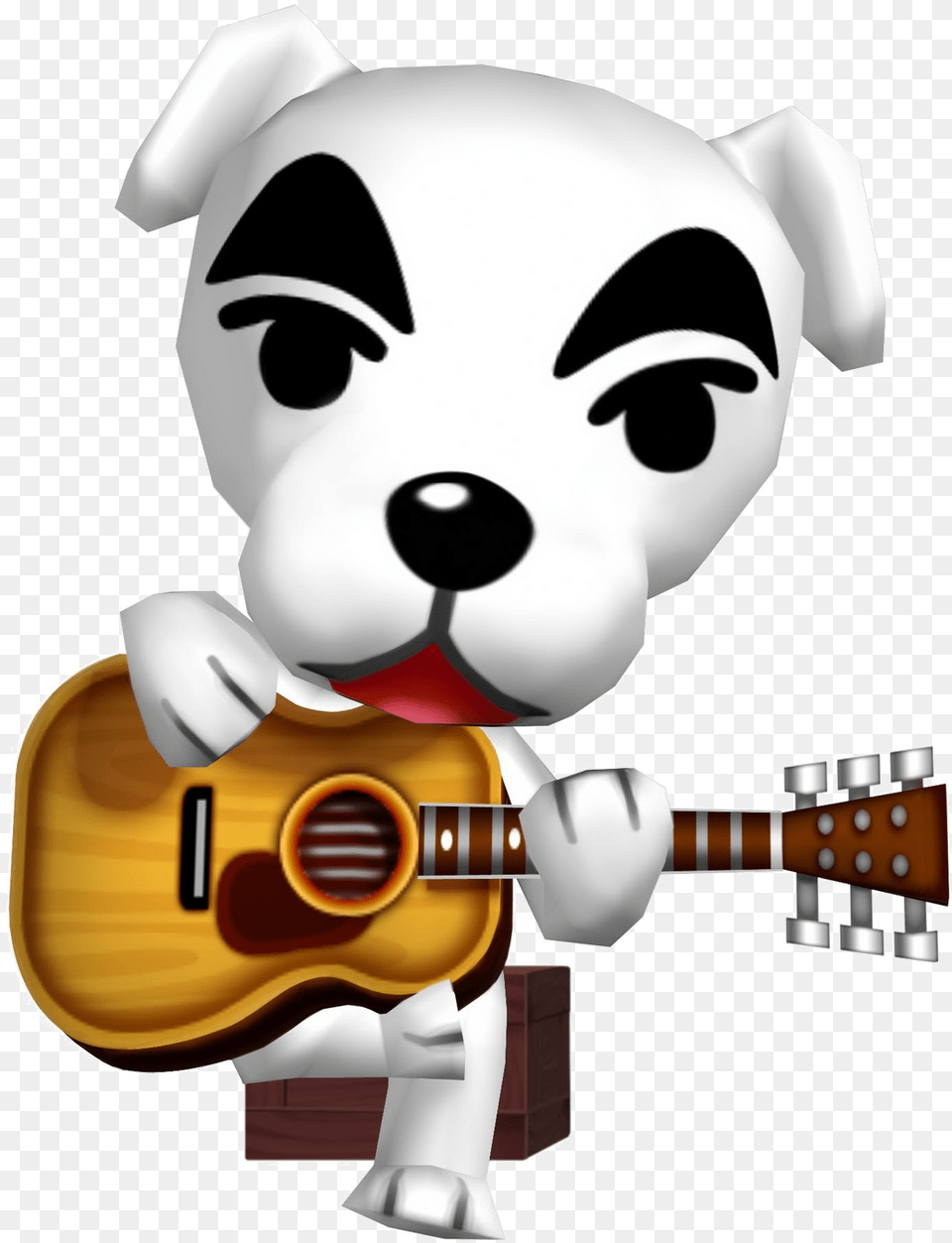 Animal Crossing 7 Image Dog From Animal Crossing, Guitar, Musical Instrument Free Png Download