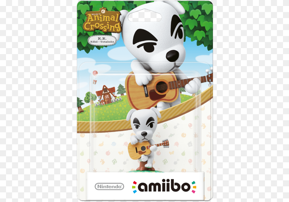 Animal Crossing Amiibo Kk Slider Packaging Europe Amiibo Animal Crossing, Guitar, Musical Instrument Free Png Download