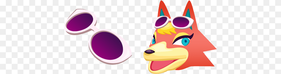 Animal Crossing Audie Cursor U2013 Custom Browser Extension Happy, Accessories, Sunglasses, Clothing, Hat Free Transparent Png