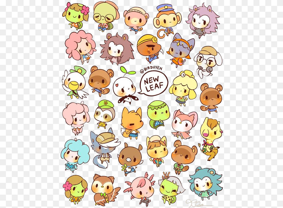 Animal Crossing Chibi And Transparent Image All Animal Crossing Npcs, Person, Mammal, Wildlife, Bear Png