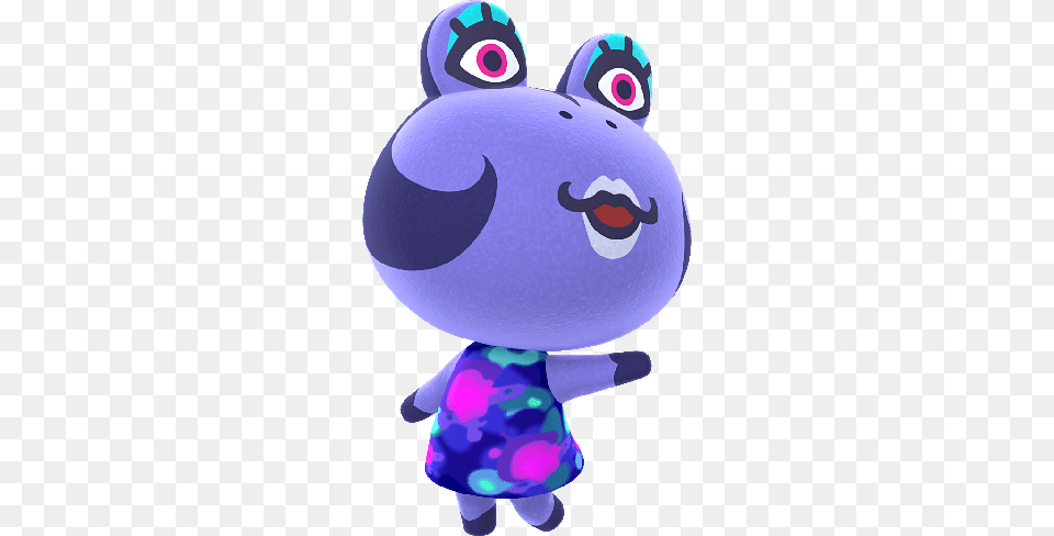 Animal Crossing Diva, Purple, Toy, Plush Free Png Download