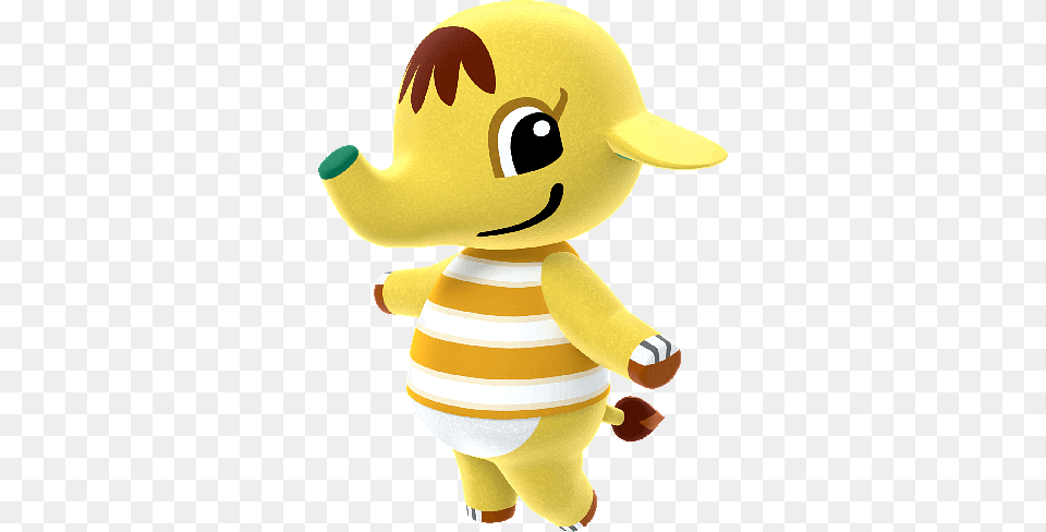 Animal Crossing Eloise, Plush, Toy, Mascot Free Png