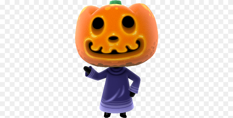 Animal Crossing Jack Transparent Stickpng Animal Crossing New Horizons Halloween Jack, Food, Plant, Produce, Pumpkin Free Png