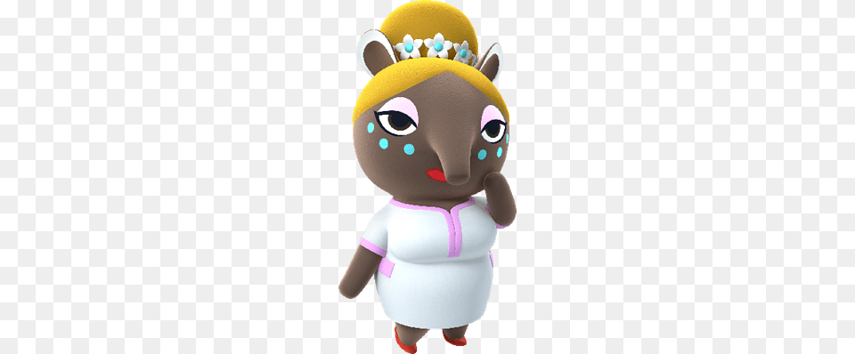 Animal Crossing Luna, Plush, Toy, Doll Png Image