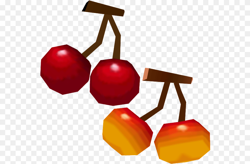 Animal Crossing New Leaf Cherry Transparent, Food, Fruit, Plant, Produce Png Image