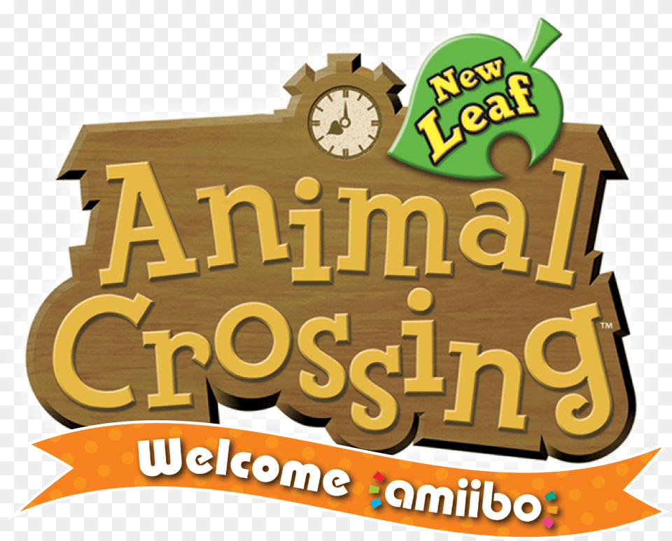 Animal Crossing New Leaf Welcome Amiibo Logo, Advertisement, Poster, Text Png