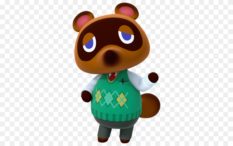 Animal Crossing Nook Transparent, Plush, Toy Png