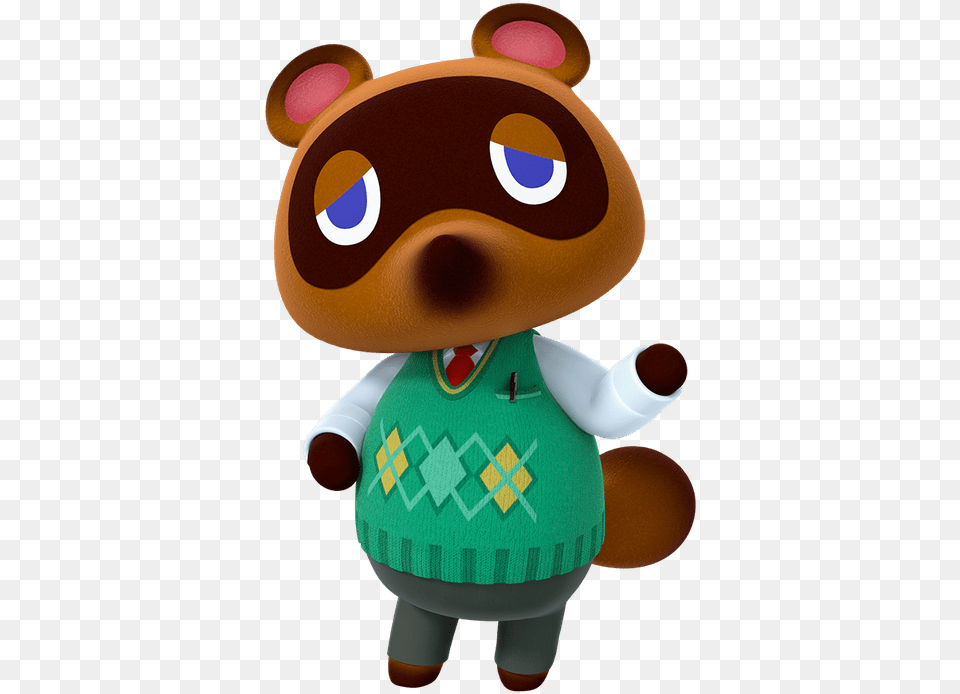 Animal Crossing Nook Transparent Animal Crossing Tom Nook, Plush, Toy Png Image
