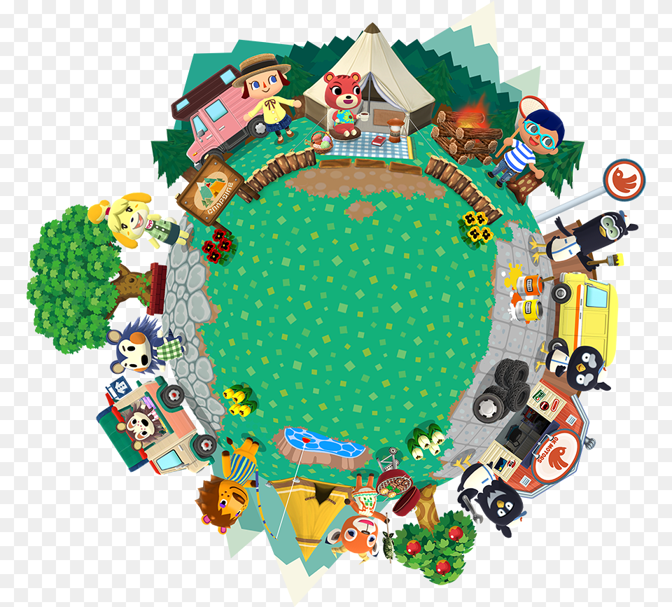 Animal Crossing Pocket Camp Background, Machine, Toy, Wheel, Baby Free Transparent Png