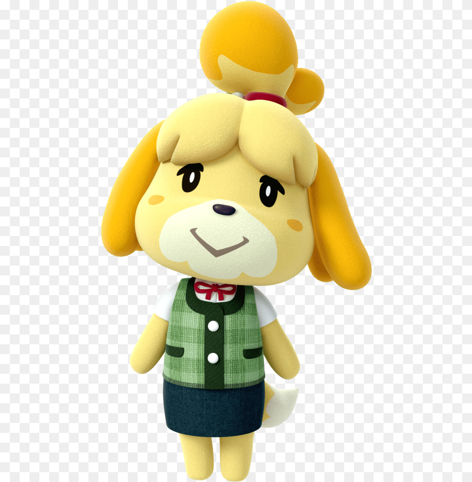 Animal Crossing Transparent Isabelle Animal Crossing, Plush, Toy, Doll, Baby Png Image