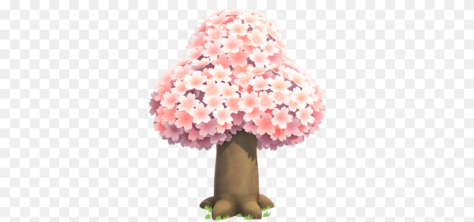 Animal Crossing World Animal Crossing Cherry Blossom Tree, Flower, Plant, Lamp, Petal Free Png Download
