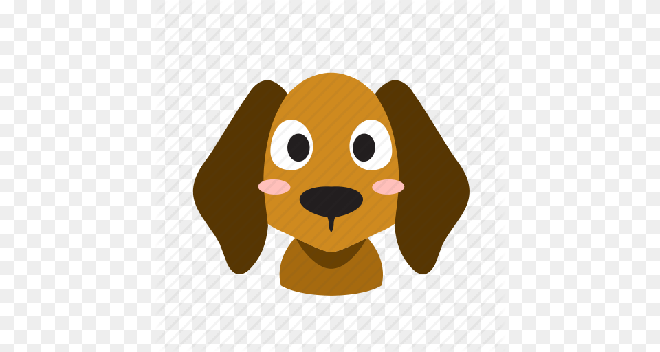 Animal Cute Dog Domestic Front Head Pet Icon, Snout, Mammal, Hound, Canine Png Image