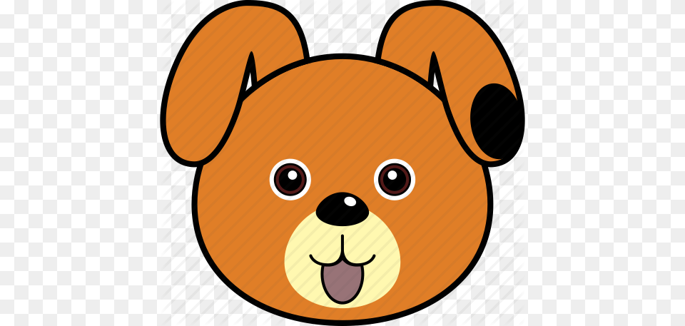 Animal Cute Dog Face Head Pet Puppy Icon, Snout, Baby, Person Free Png